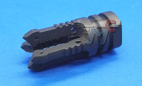 Tokyo Arms Four Arrow Steel Flash Hider (14mm-) - Click Image to Close